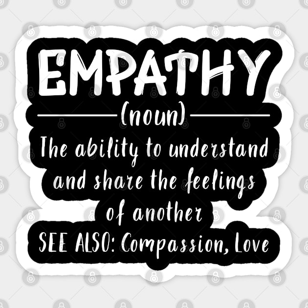 Empathy Definition Sticker by CrissWild